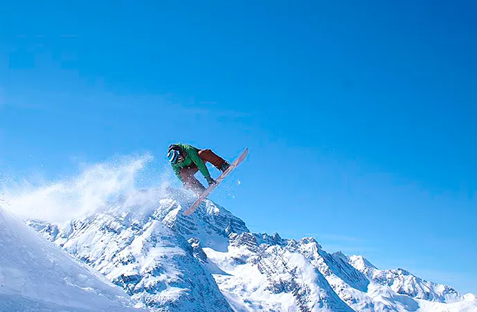 Skifahren auf Darlux 1