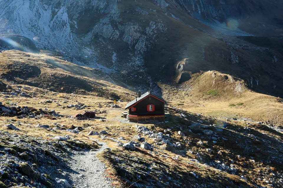 Berghütte Chamanna d’Ela CAS